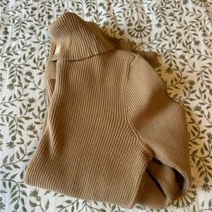 Ralph Lauren size small petite tan turtleneck.
